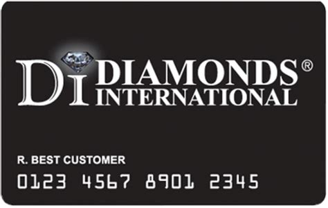 diamonds international credit card payment.